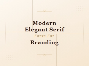 Modern Elegant Serif Fonts for Branding | Free Display Font Collection